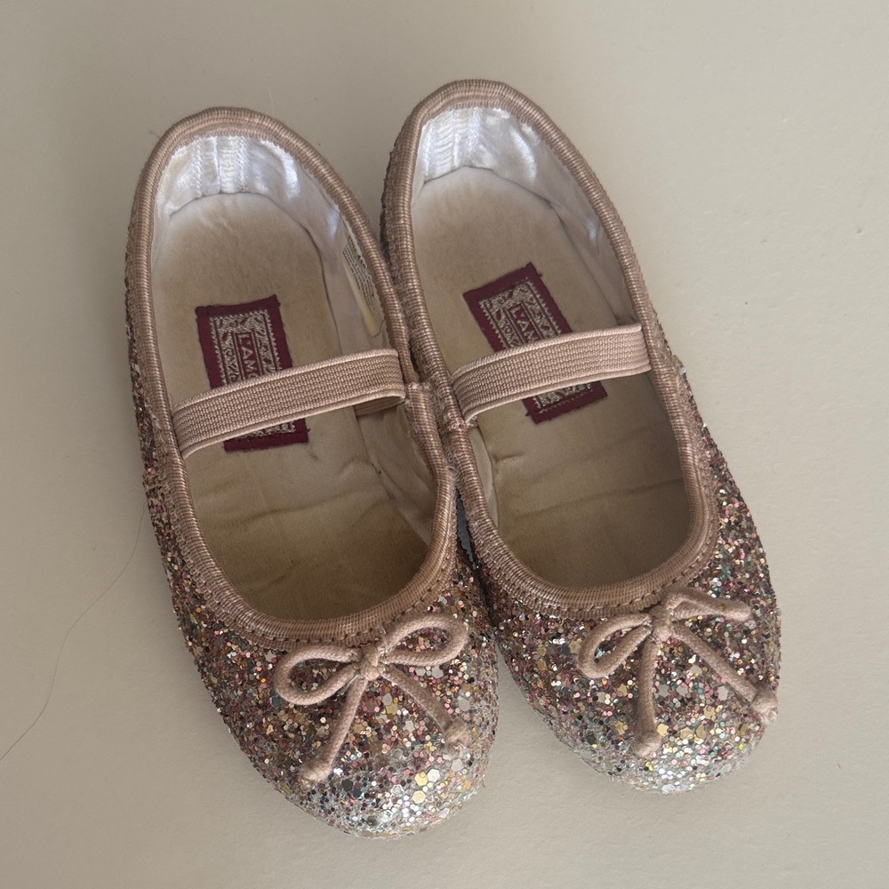 L'Amour Glittery Dress Shoes for Kids